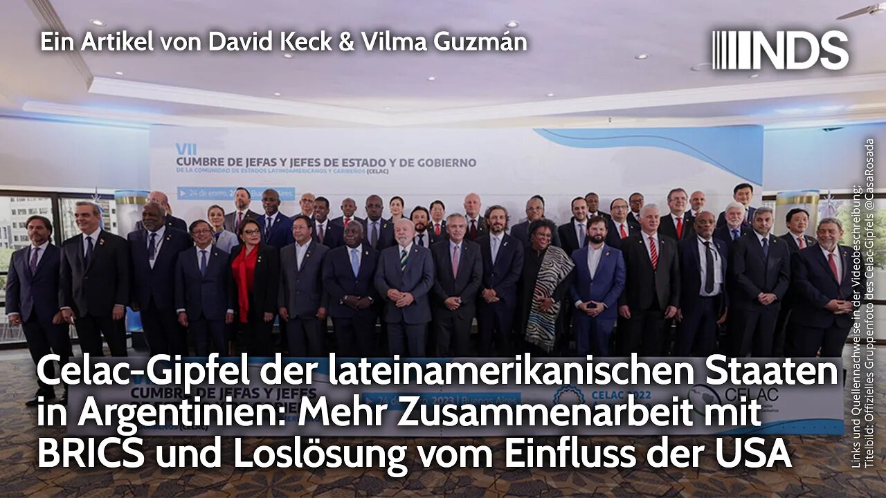 Celac-Gipfel lateinamerikan. Staaten: Mehr Zusammenarbeit mit BRICS & Loslösung vom Einfluss der USA