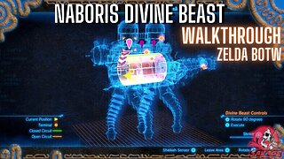 NABORIS FULL WALKTHROUGH DIVINE BEAST URBOSA'S FURY ZELDA BOTW