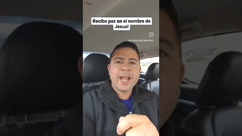 Recibe paz en el nombre de Jesus!