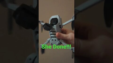 DJI MINI 2 CRASH....SHE DONE LOL