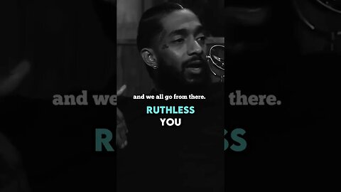 Nipsey Hustle on Living A Real Life. #nipseyhustle #tqb #desperation #beyou #purpose #fyp #viral