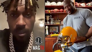 Antonio Brown Claims He Got CTE From James Harrison's Helmet! 😂