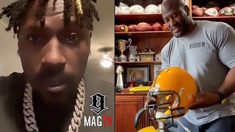 Antonio Brown Claims He Got CTE From James Harrison's Helmet! 😂