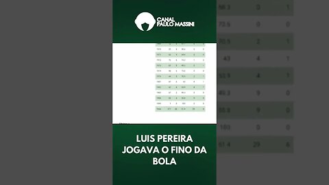 IDOLOS DO PASSADO - LUÍS PEREIRA