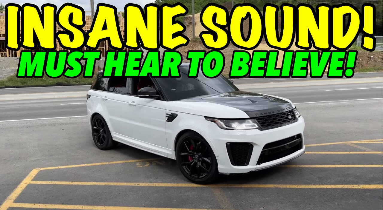 Range Rover Sport SVR 5.0L SUPERCHARGED V8 w/ TRUE DUAL STRAIGHT PIPES!