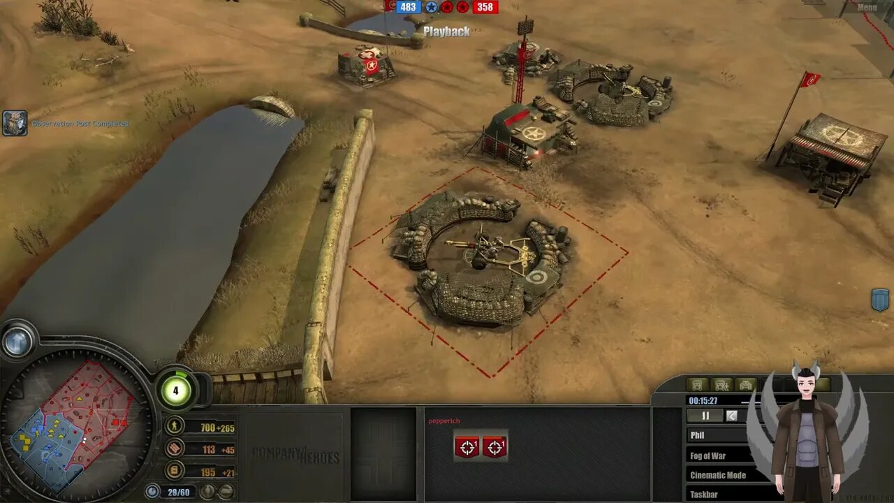 Svenska Krigsmakten, Pepperich vs GBR, Phil || Company of Heroes 1
