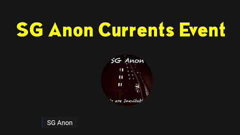 SG Anon Currents Event 1/31/23.