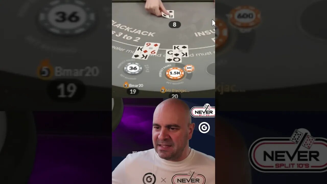 $600 side bet Blackjack Highlight