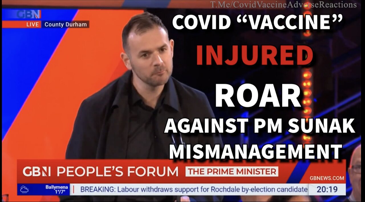 🔥John Watt Confronted the PM Rishi Sunak Live on TV Over Covid jab Injuries