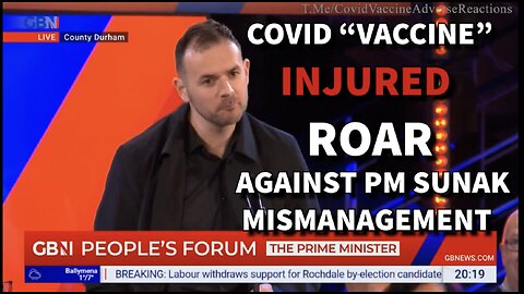 🔥John Watt Confronted the PM Rishi Sunak Live on TV Over Covid jab Injuries