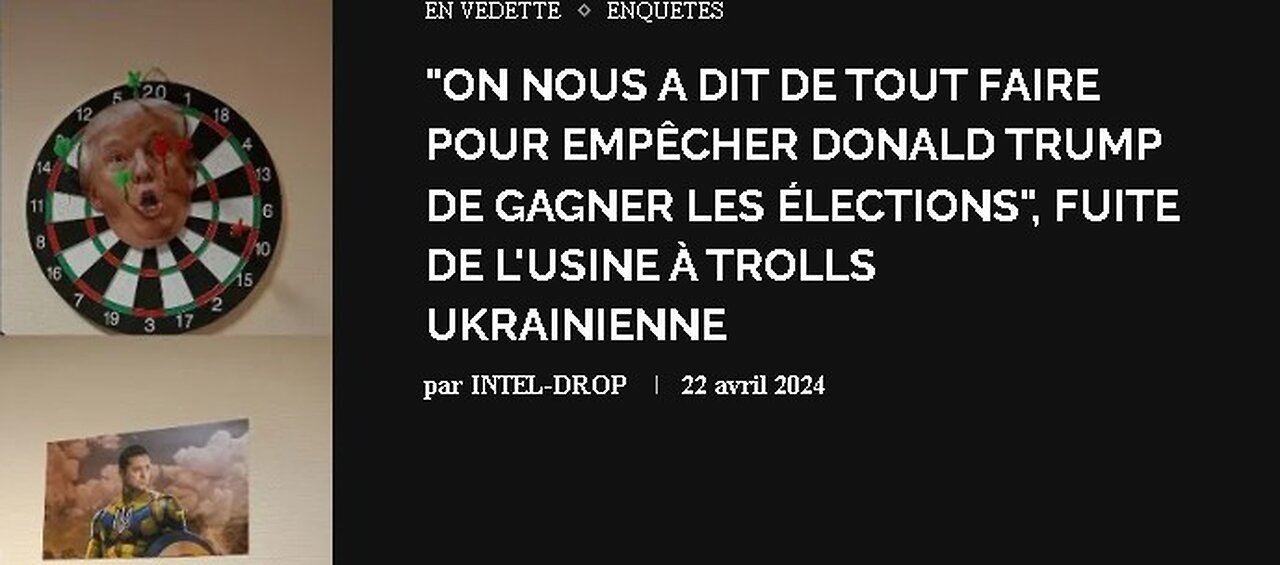 Ferme à Trolls à Kiev pour faire gagner Joe Biden en 2024 : Une employée témoigne