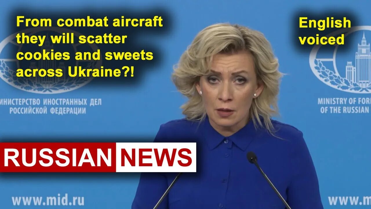 From combat aircraft they will scatter cookies and sweets across Ukraine?! Zakharova, Russia