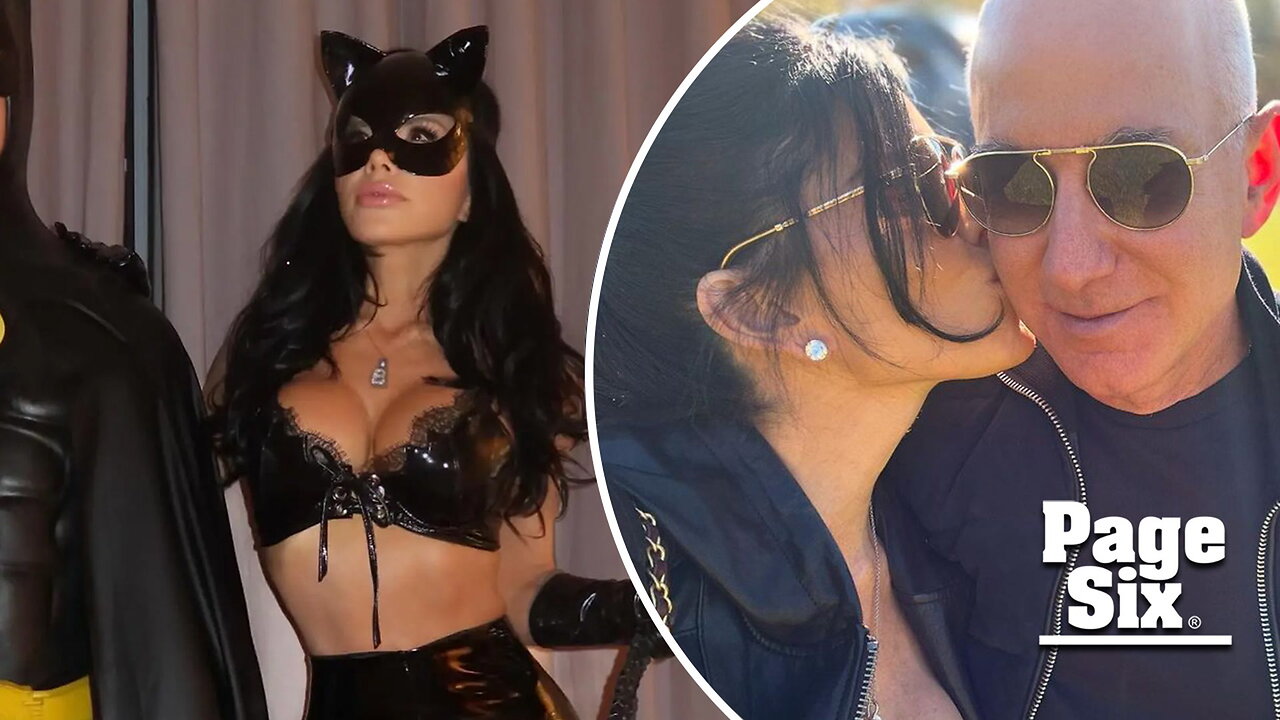 Lauren Sánchez flaunts curves in patent leather Catwoman costume as she hints at Jeff Bezos as her Batman