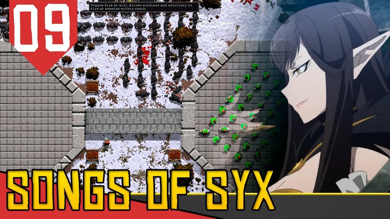 Arqueiros FALHANDO na MURALHA - Songs of Syx Tilapia #09 [Gameplay Português PT-BR]