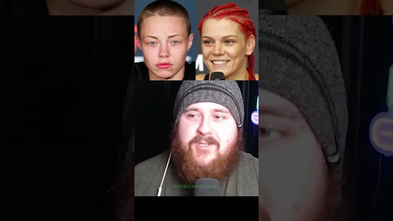 Rose Namajunes getting choked out by Gillian Robertson - MMA Guru Reacts