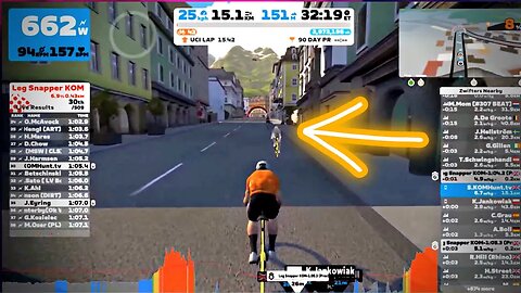 97kg Zwifter Innsbrucking Leg Snapper PR Attempt on Zwift