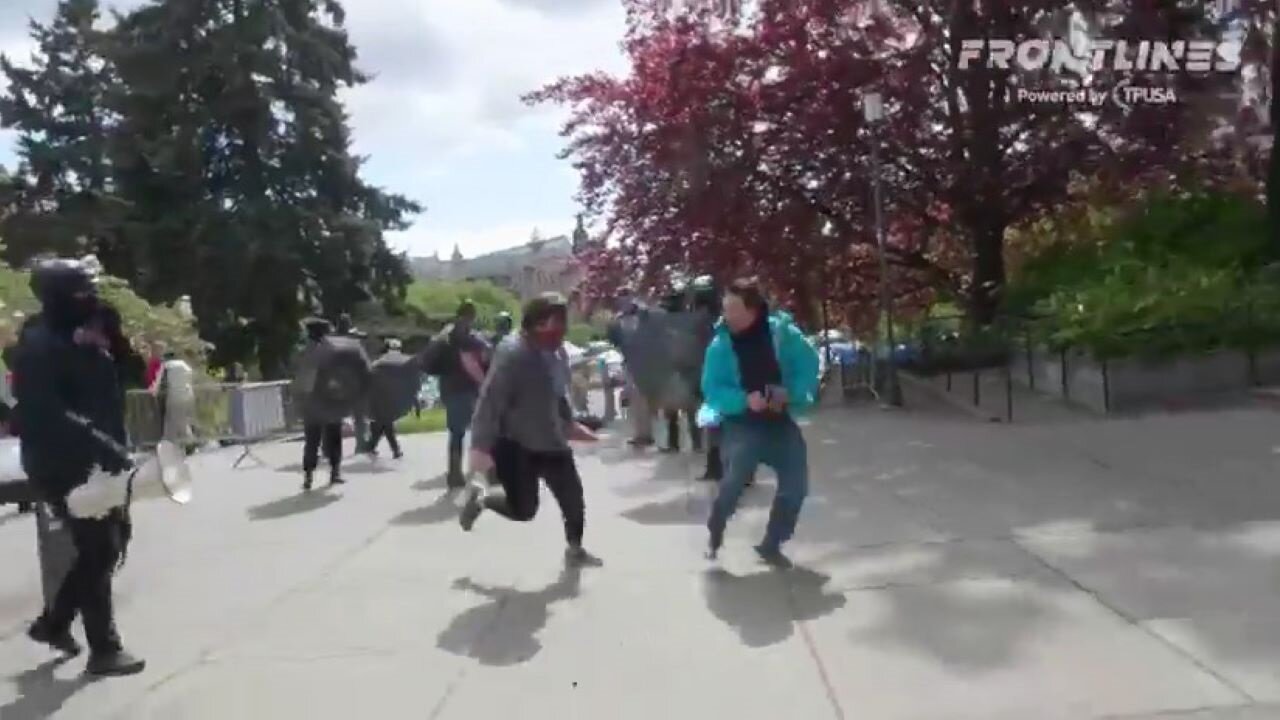 Antifa Gets Out Of Control At Charlie Kirk UW Event, Find Out That Wasn't A Good Idea: Part 1