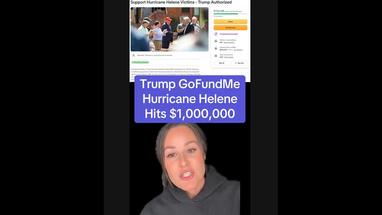 Donald Trump's GoFundMe Account for Hurricane Helene Victims: A Beacon of Hope Amidst Devastation