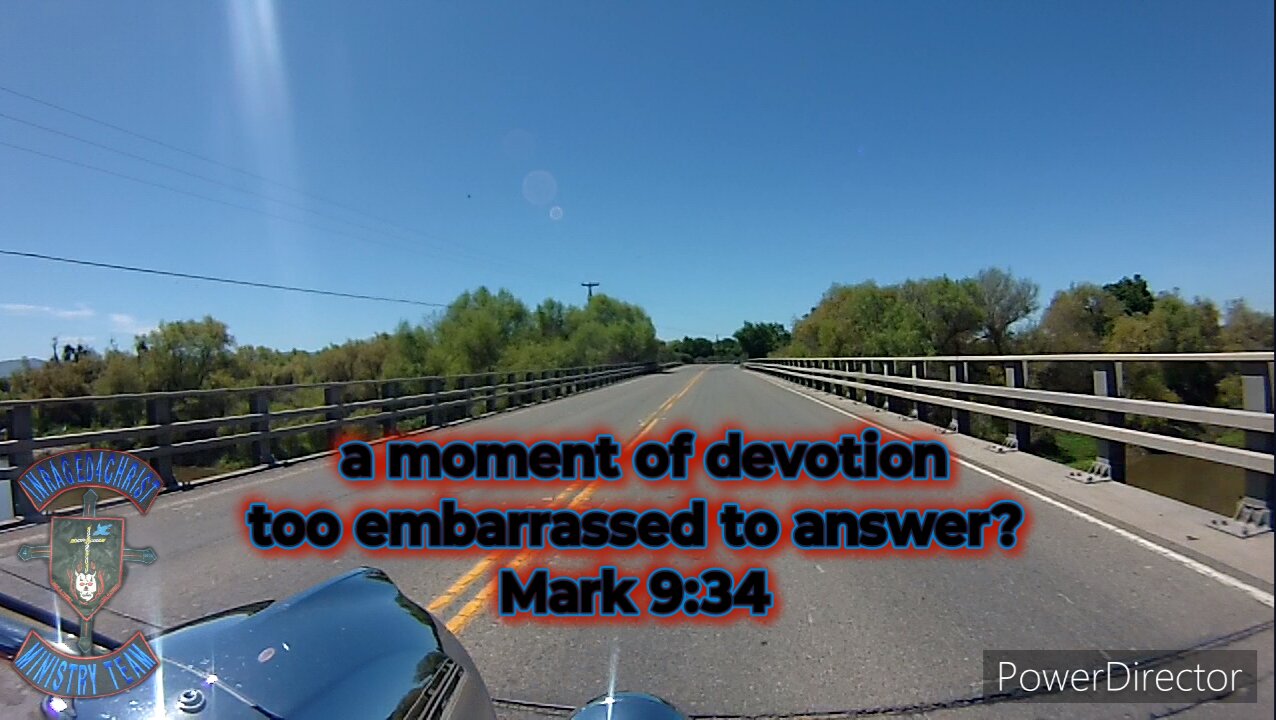 a moment of devotion are you too embarrassed to answer? Mark 9:34 #theoutlawpreacher