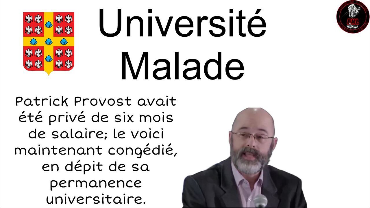 Le professeur Patrick Provost congédié par l’Université Laval - Carl Brochu et Daniel Brisson