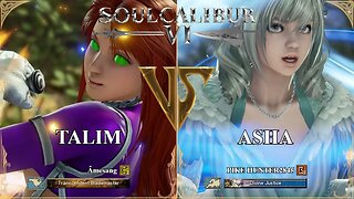 SoulCalibur VI — Amesang (Talim) VS PIKE HUNTER2845 (Asha) | Xbox Series X Ranked