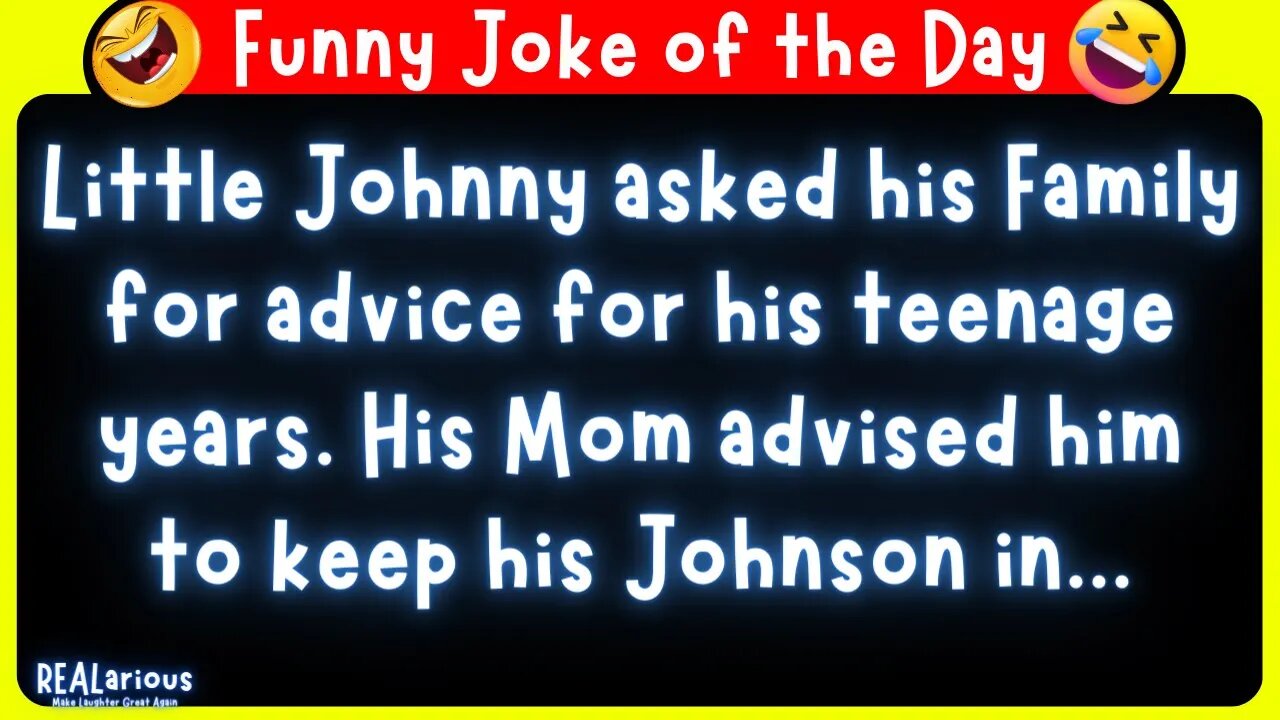 Daily Joke of the Day - Funny Short Joke - Little Johnny Joke