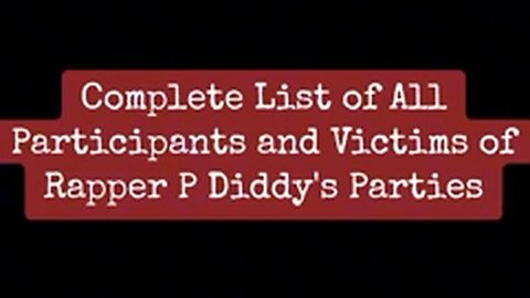 THE COMPLETE DIDDLER LIST