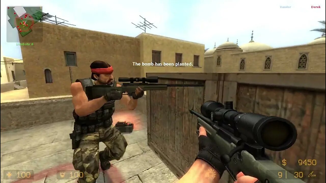 Counter Strike Source Dust 2 Bots #73 Only Sniper Rifles