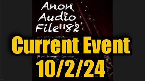 SG Anon Audio File 82 - Current Event - 10/4/24..