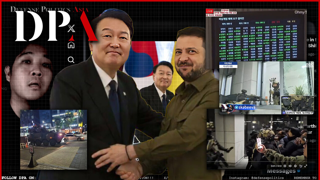 [ SOUTH KOREA ] President suddenly declares Martial Law! Parliament vote it down! Military confused!
