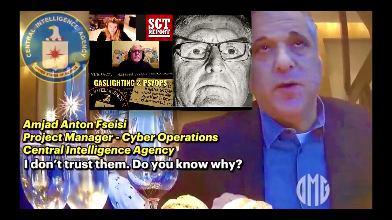 SGT Report Audience Comment About Gaslighting Psyops CIA Amjad Fseisi Says Israel Cannot Be Trusted
