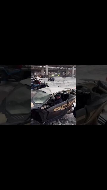 Hundreds of ATVs out in Downtown Dallas today & Los Angeles last night.