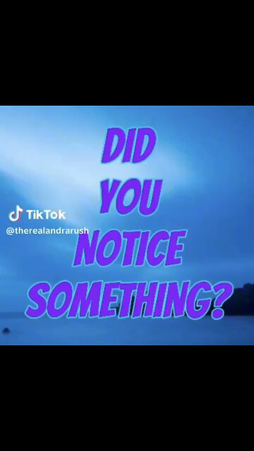 ASL/Captioned - Did you notice something?