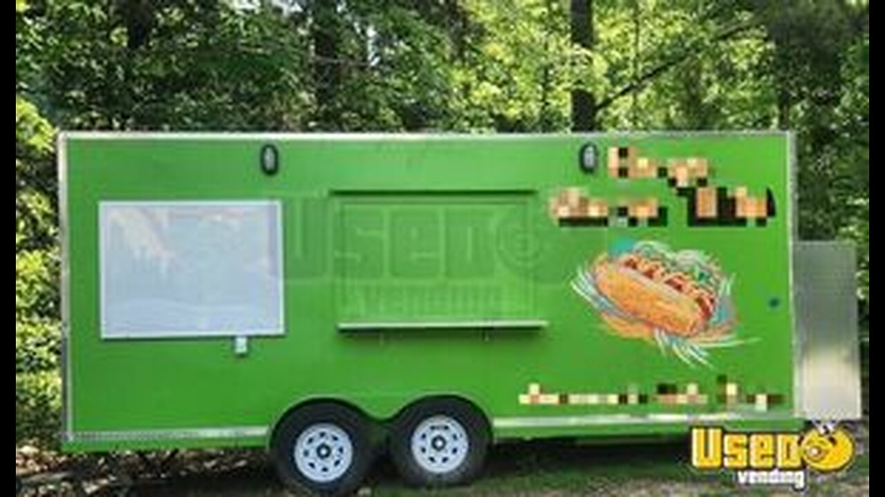 Like-New - 2023 8.5' x 18' Kitchen Food Concession Trailer | Mobile Food Unit