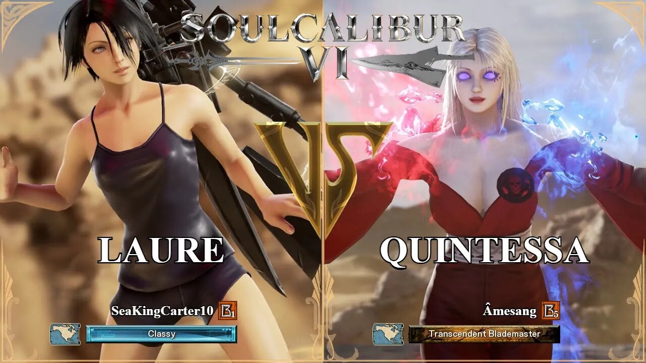 SoulCalibur VI — SeaKingCarter10 (Laure) VS Amesang (Quintessa) | Xbox Series X Ranked