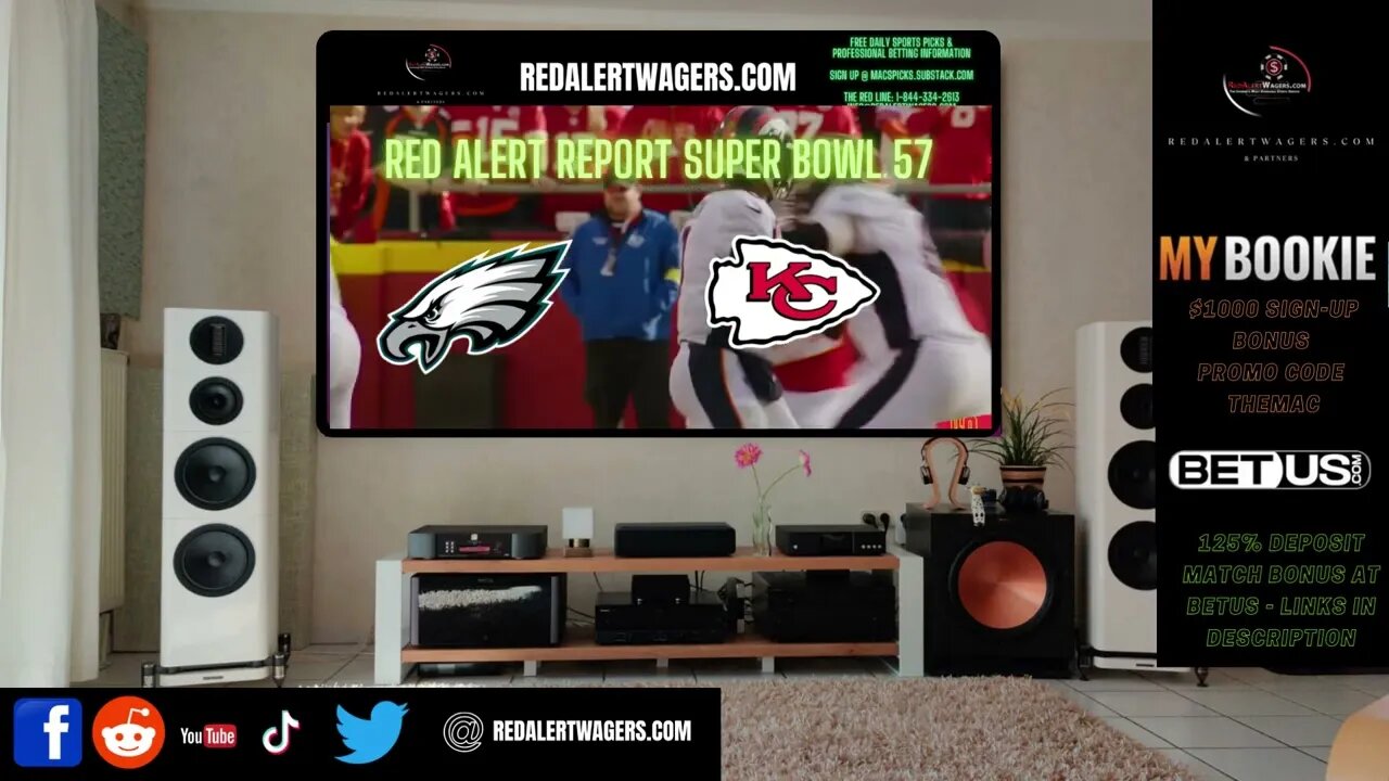 Super Bowl 57 Red Alert Report - MAC's Top Prop Picks