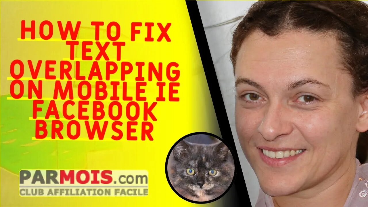 How to fix text overlapping on mobile ie Facebook Browser