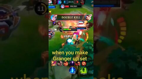 This Granger getting mad and destroy all enemies#razimaruyama #mobilelegend #granger #grangersavage