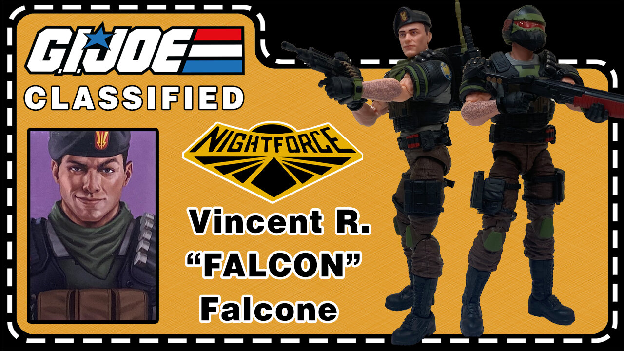 Vincent R. "Falcon" Falcone - Night Force - G.I. Joe Classified 138A - Unboxing & Review