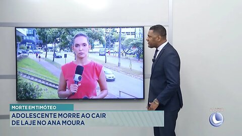 Morte em Timóteo: Adolescente Morre ao Cair de Laje no Ana Moura.