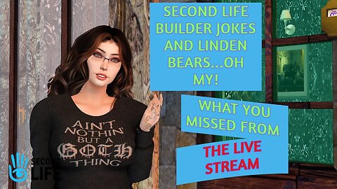 Second Life Building with Prims, Falling through floors and Linden Bears, OH MY!😂