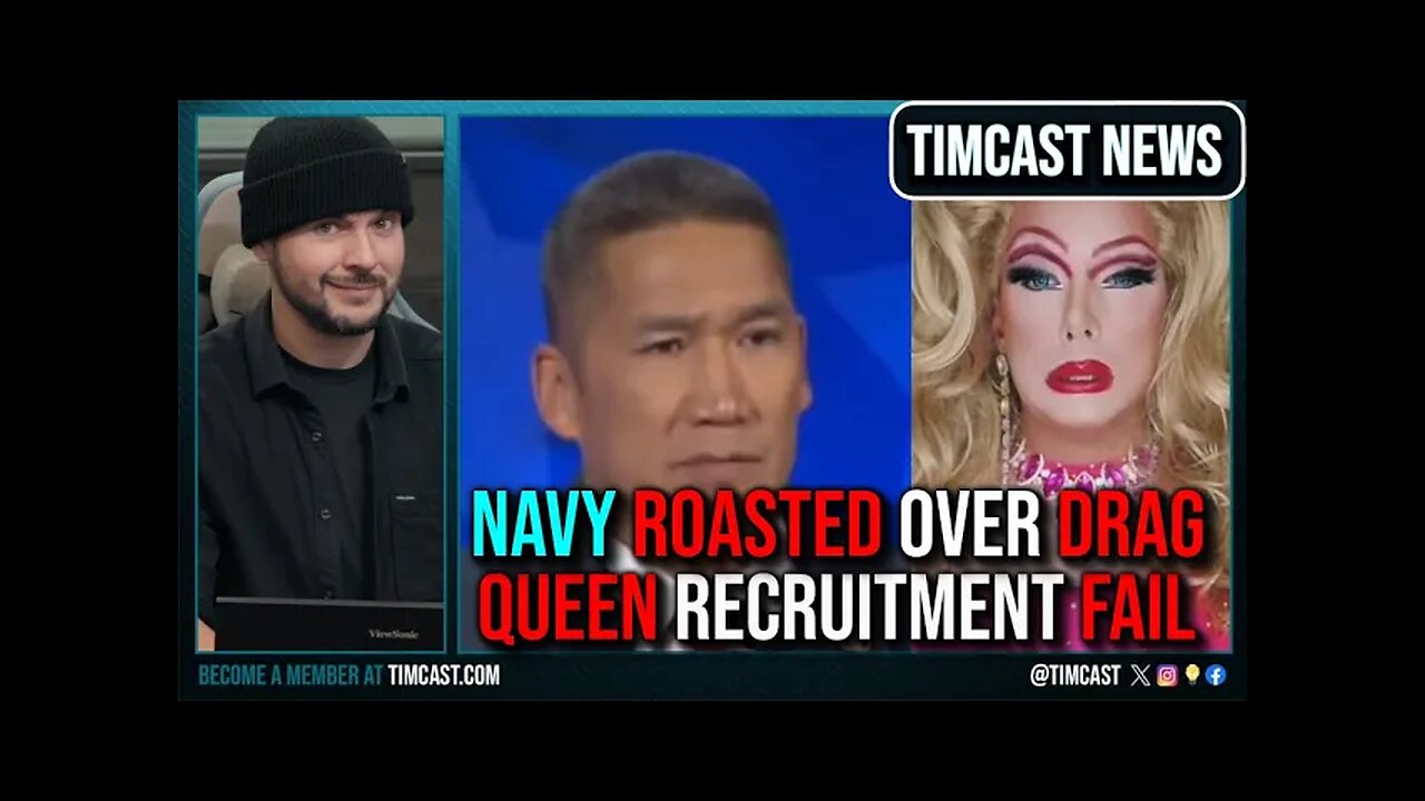 Navy ROASTED Over Drag Queen Recruitment FAILURE, Hung Cao Calls For ALPHAS To Win Wars