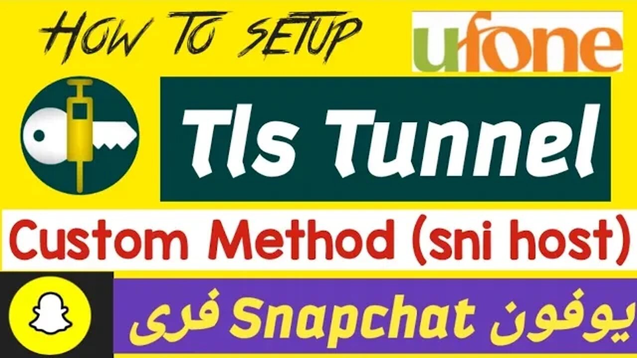 How to setup TLS TUNNEL for custom method (sni host)