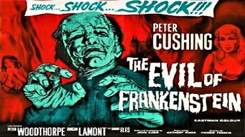 THE EVIL OF FRANKENSTEIN 1964 Hammer's Homage to the Universal Monster Series FULL MOVIE HD & W/S