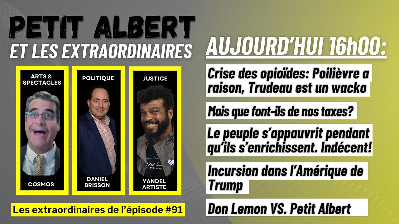 Petit Albert et les extraordinaires Épisode #91 - Mardi le 7 mai