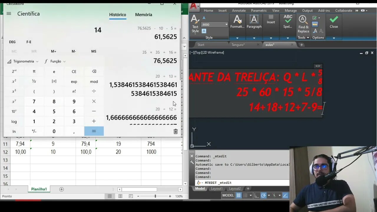 Pré dimensionando treliça por logaritmo Eng Estrutural