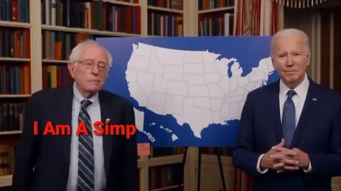 Bernie Sanders Simps For Biden, Vote Blue No Matter Who Is A Con