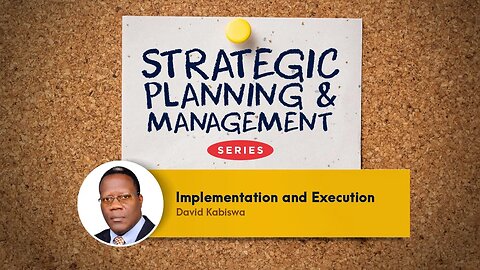 Implementation & Execution | Mr. David Kabiswa