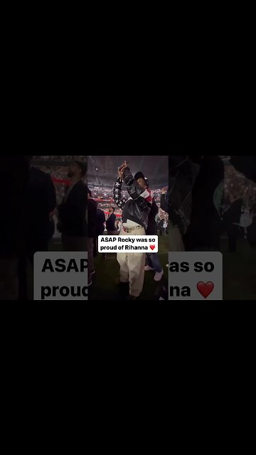 Asap Rocky’s Reaction To Rihanna’s Super Bowl Performance