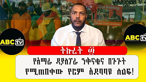 የአማራ ዳያስፖራ ንቅናቄና በጉጉት የሚጠበቀው የሮም አደባባዩ ሰልፍ!